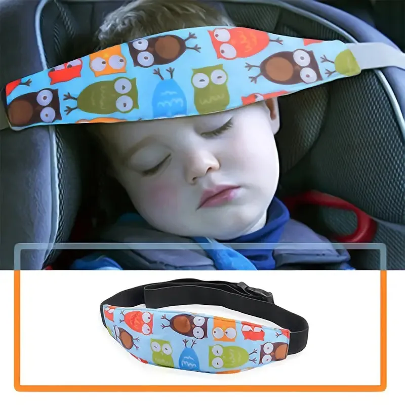 2-Pack: Kids Safety Head Support Band and Toddler Car Seat Neck Relief