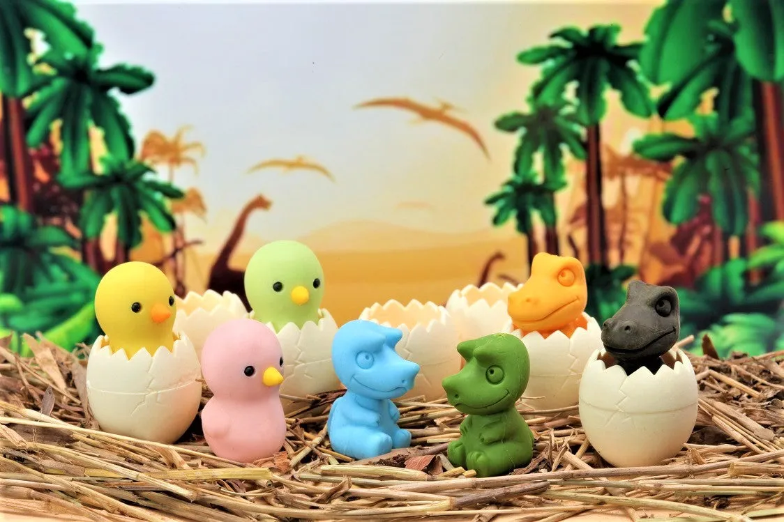 382411 IWAKO BABY DINO AND CHICK ERASER-30