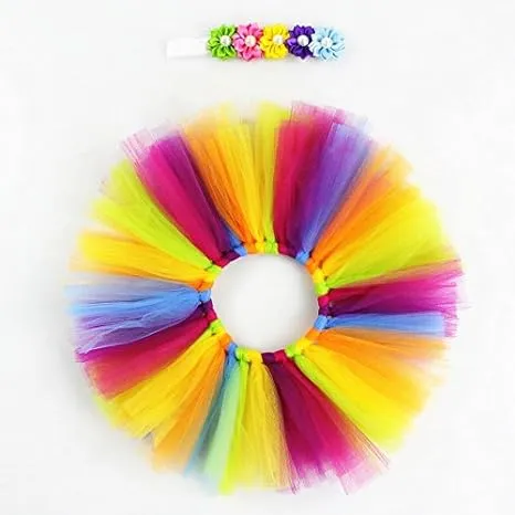 Babymoon Tutu Skirt Newborn Photography Outfit Costume - Multi