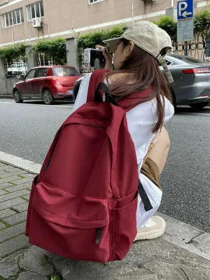 Backpack Female Japanese Style Simple Campus Travel Bag