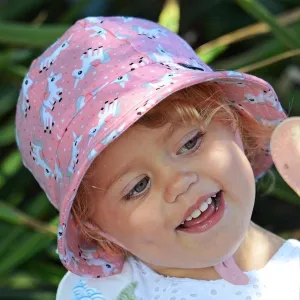 Bedhead Girls Baby Bucket Hat 'Unicorn' Print