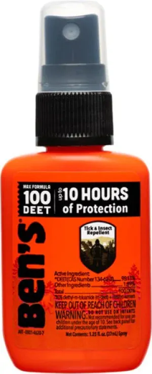 Ben's 100 Tick & Insect Repellent 1.25 oz. Pump Spray