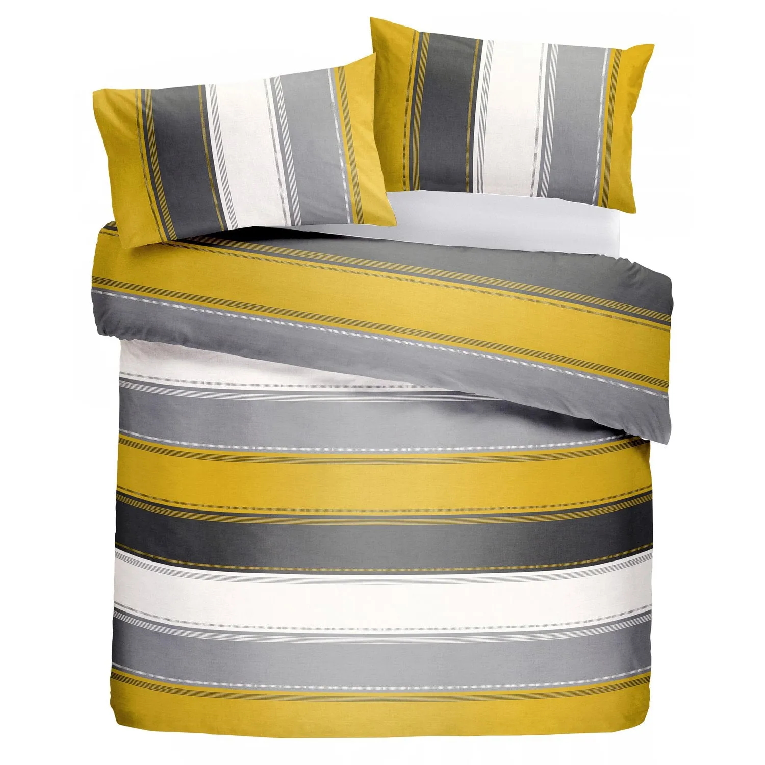 Betley Stripe Ochre Duvet Set