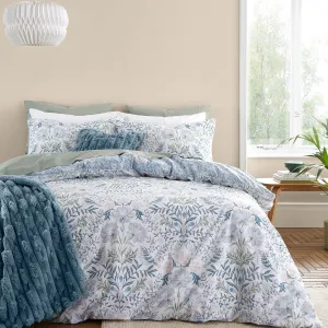 Bianca Hedgerow Hopper Blue 200TC Cotton Duvet Set