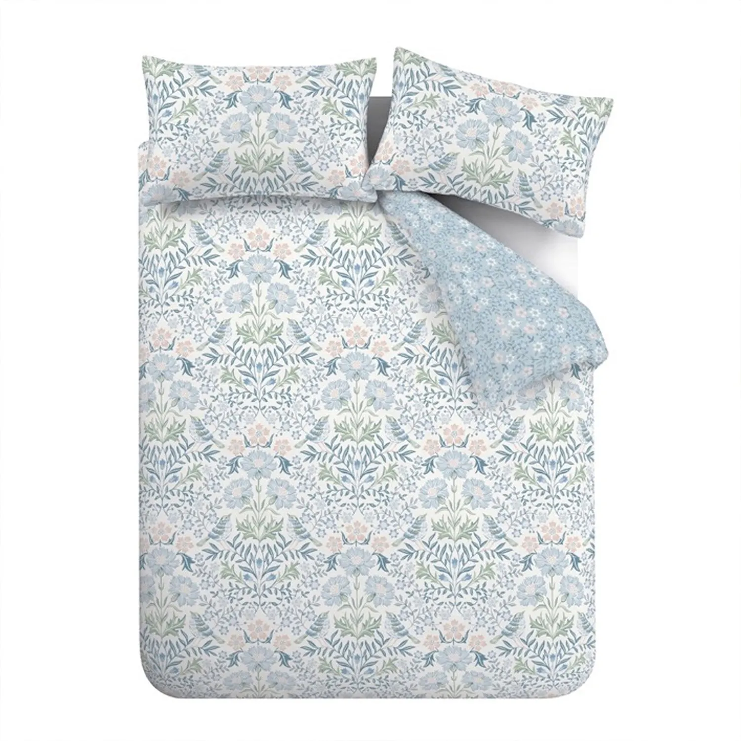 Bianca Hedgerow Hopper Blue 200TC Cotton Duvet Set