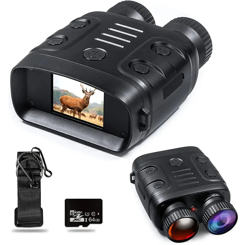 Binoculars Night Vision Device 1080P HD 850nm Infrared 5X Digital  Zoom Telescope Goggles Outdoor Hunting Camping Full Dark 300m