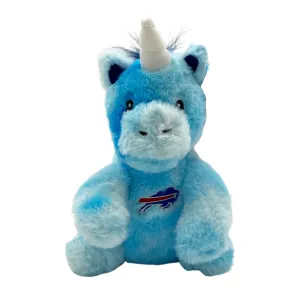 Buffalo Bills Pastel Blue Plush Unicorn Stuffed Animal