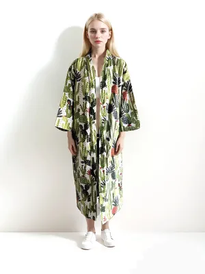 Cactus Garden Kantha Coat