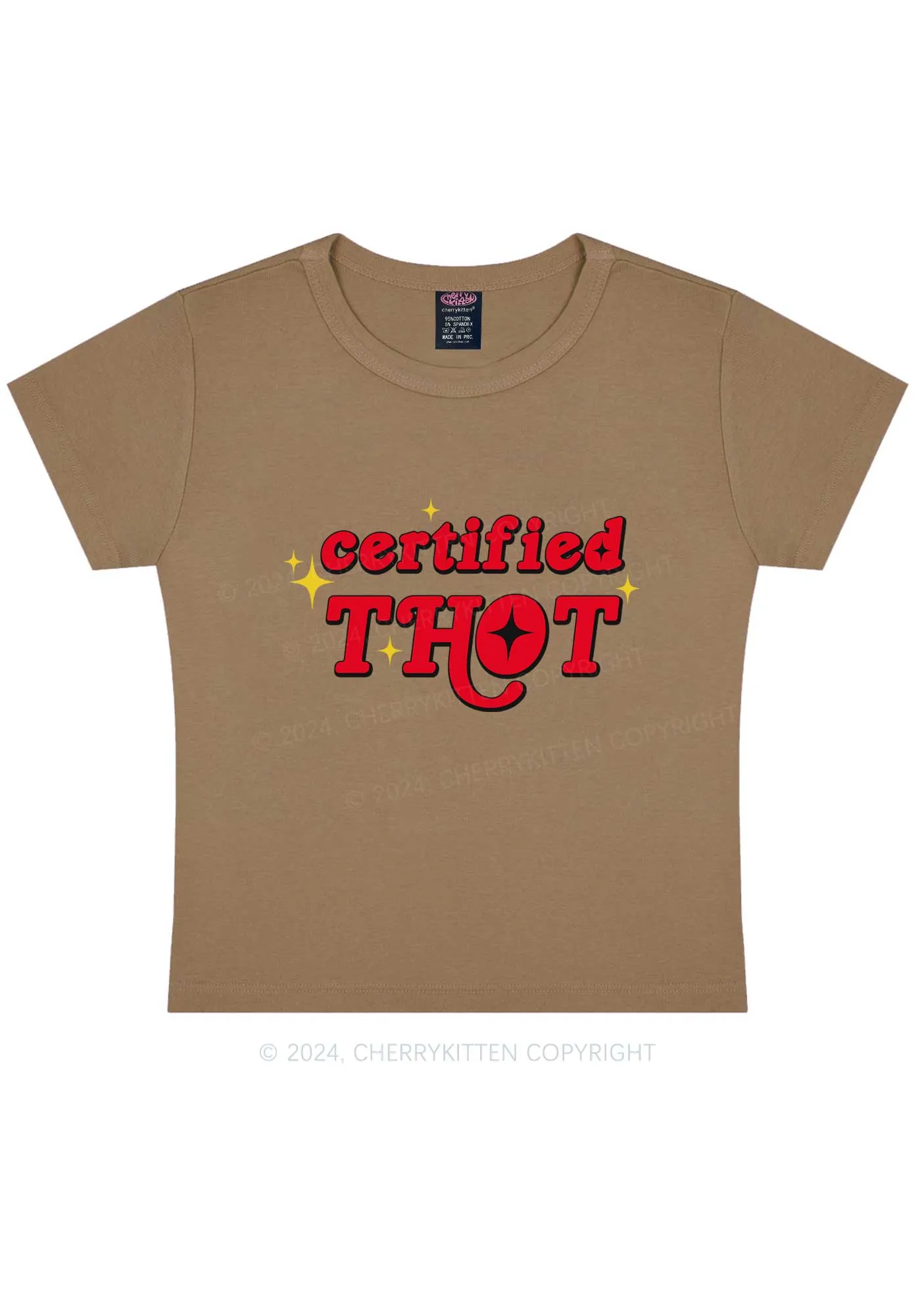 Certified Thxt Y2K Baby Tee Cherrykitten