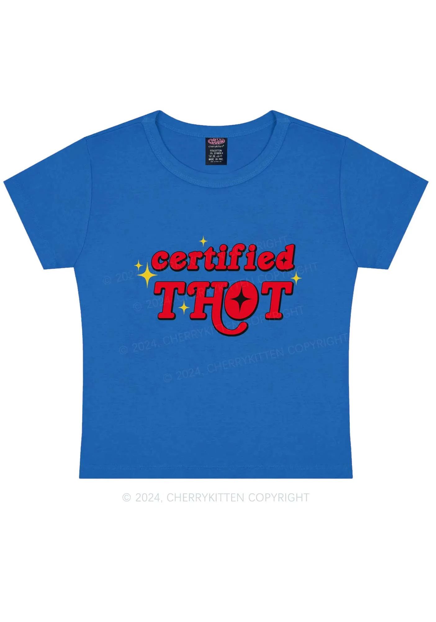 Certified Thxt Y2K Baby Tee Cherrykitten