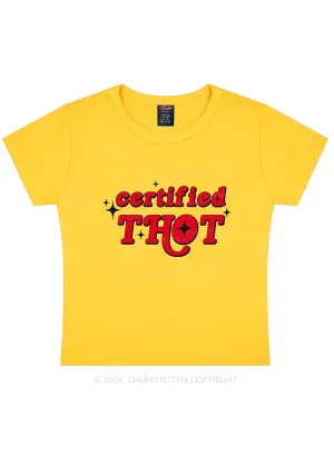 Certified Thxt Y2K Baby Tee Cherrykitten