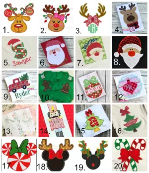 Christmas Applique Collage