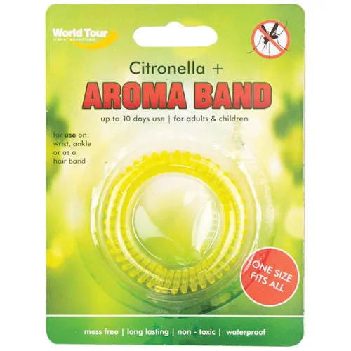 Citronella Aroma Band - Assorted Insect Repellent Bracelet Outdoor Camping Hiking Protection Bug Bite Guard