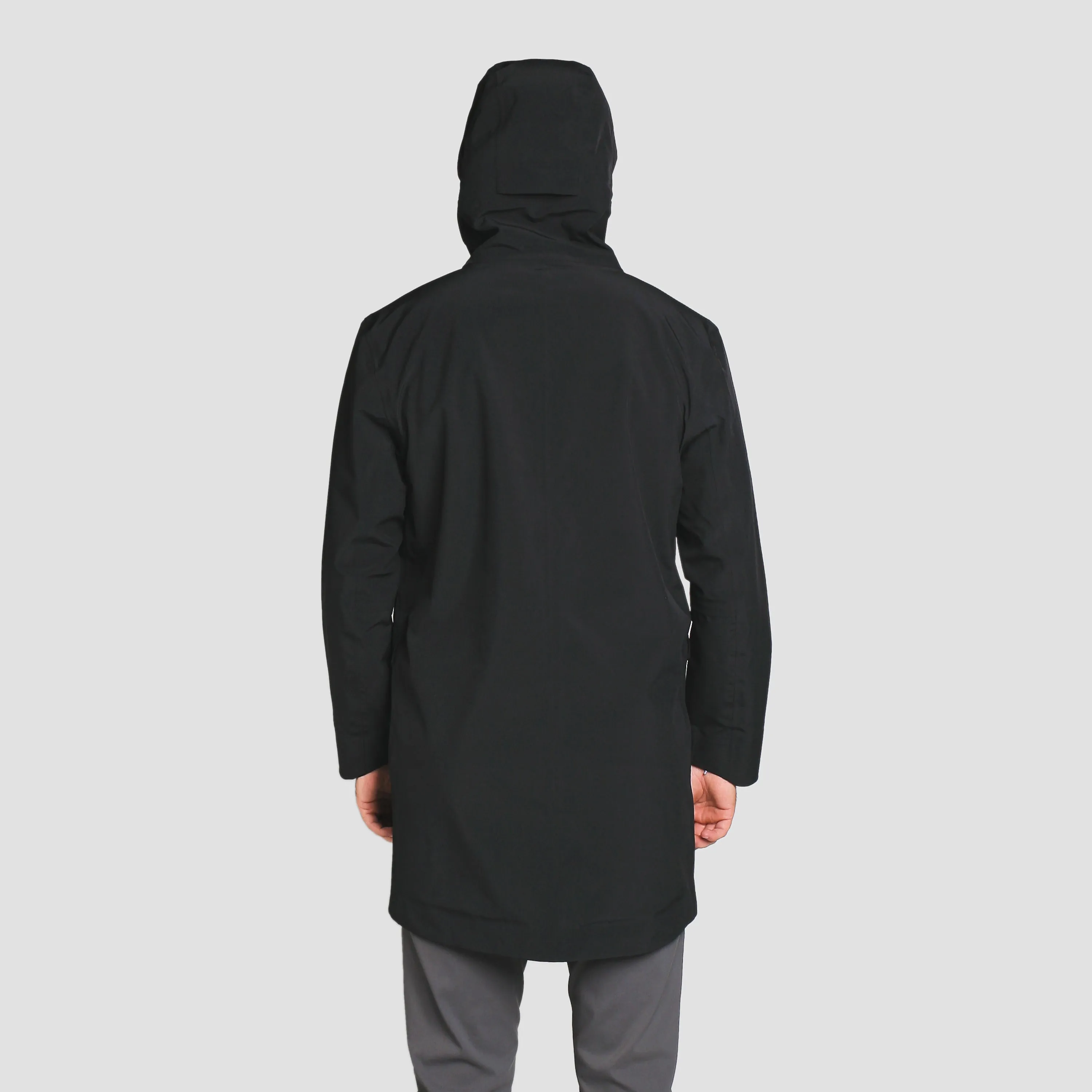 Continuum 3-Layer Waterproof Rain Jacket Black