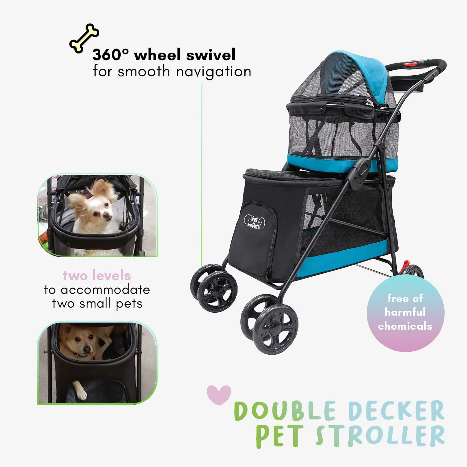 Double Decker Pet Stroller