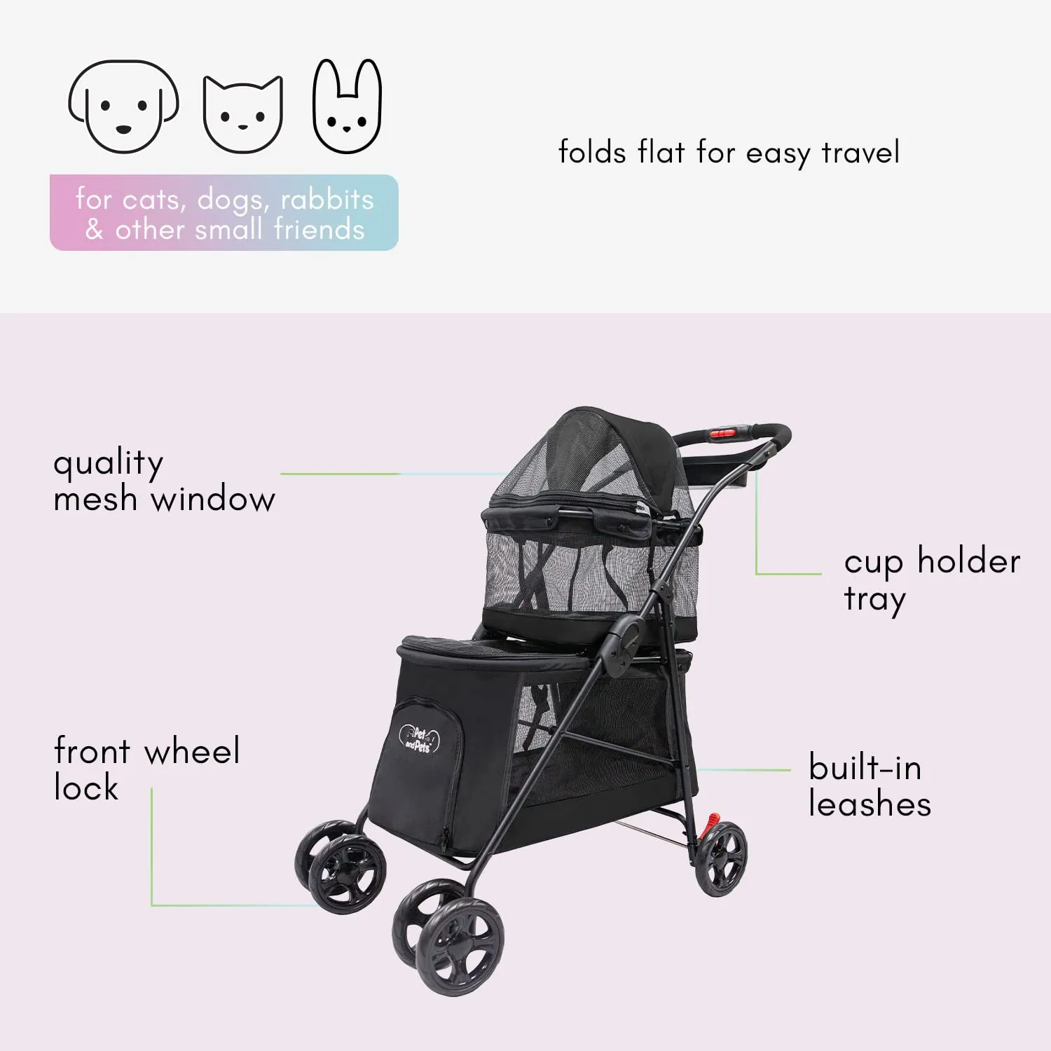 Double Decker Pet Stroller