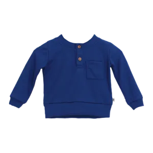 Duke & Duchesses Bernie Ribbed Top - Royal Blue