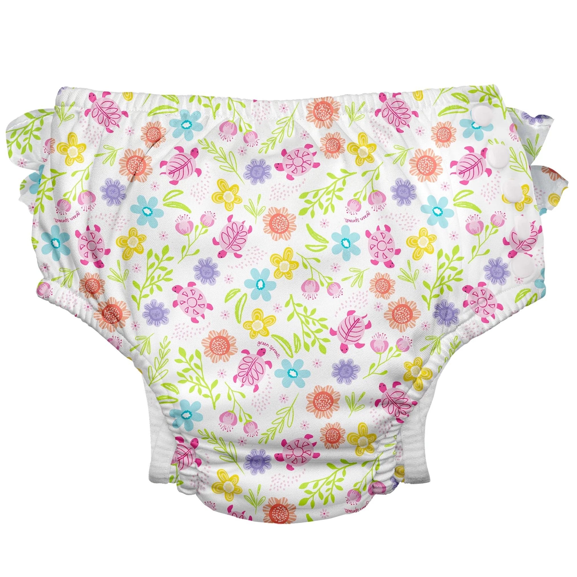 Eco Snap Ruffled Swim Diaper with Gussets (2023)