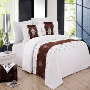 Eleanor Embroidered 3-Piece Duvet Cover Sets