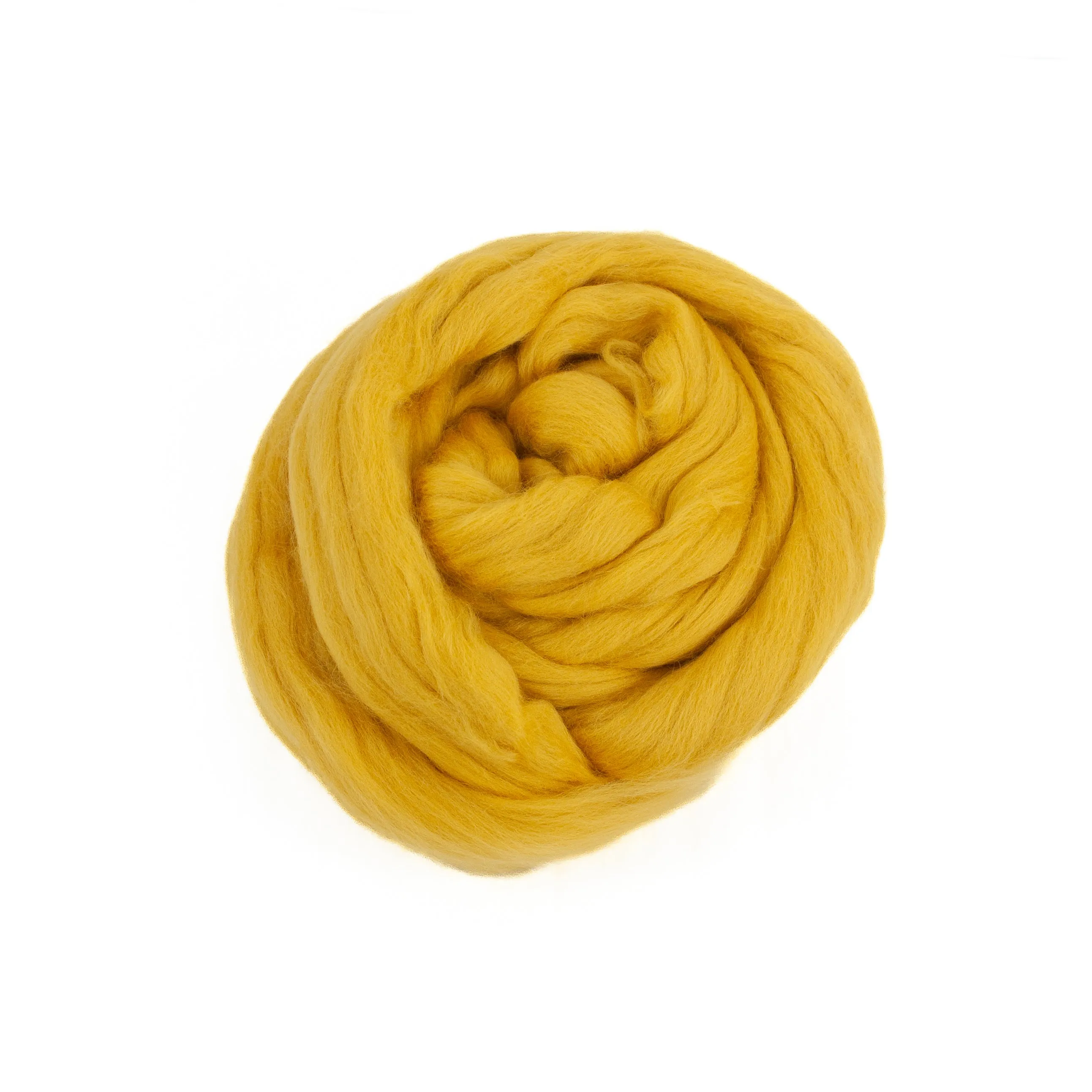 Extrafine merino wool, tops, 19 microns, Honey