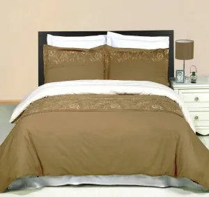 Geneva Embroidered 3-Piece Duvet Set