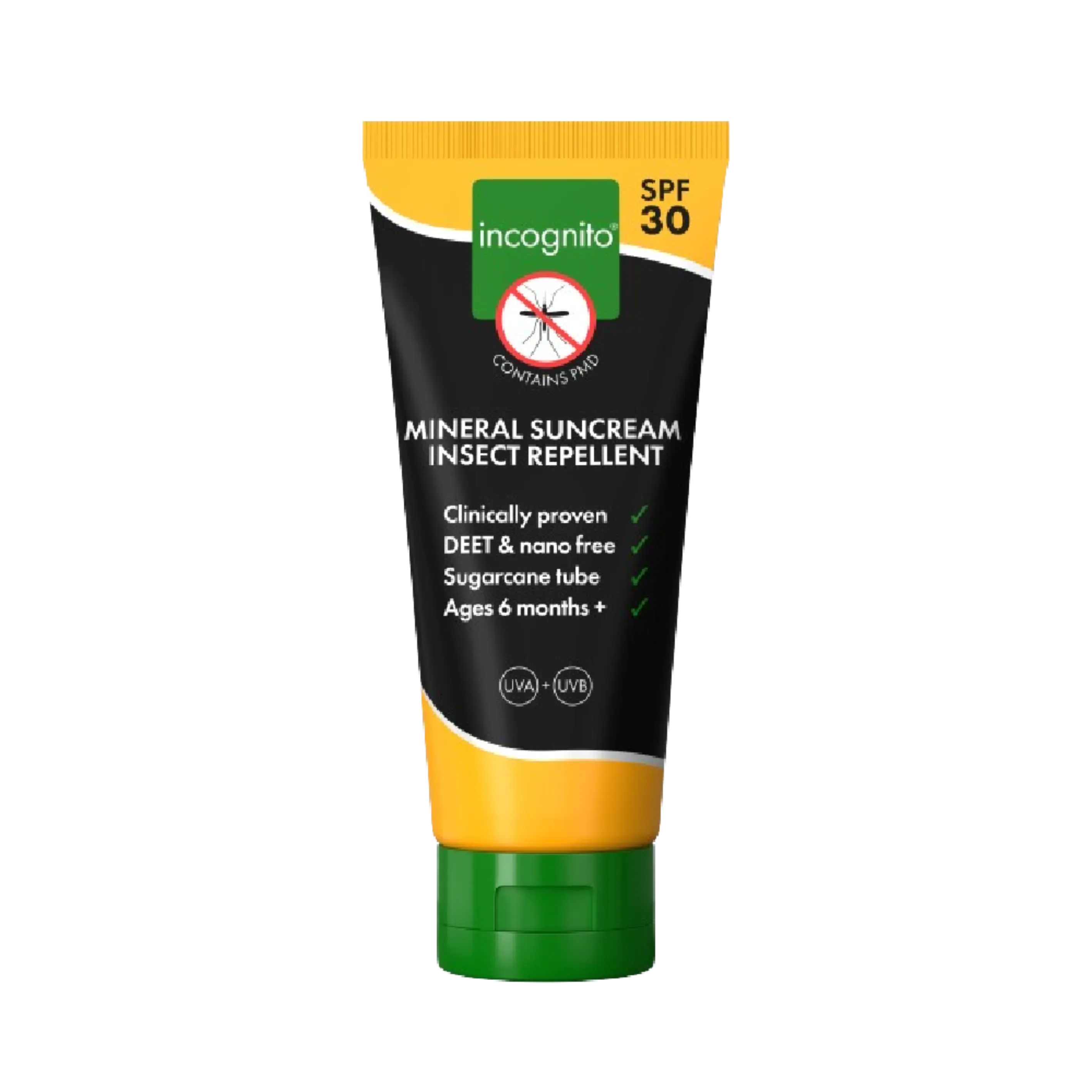 INCOGNITO Mineral Suncream Insect Repellent SPF30 100ML