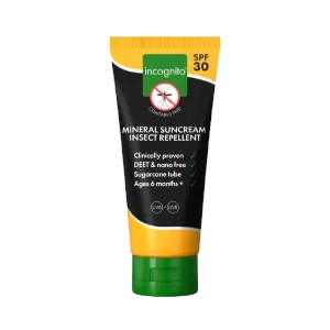 INCOGNITO Mineral Suncream Insect Repellent SPF30 100ML