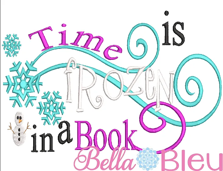 Inspired Frozen Time is frozen in a book Reading Book Quote