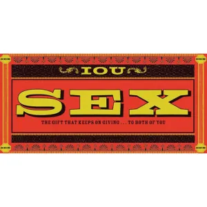 IOU Sex Coupons