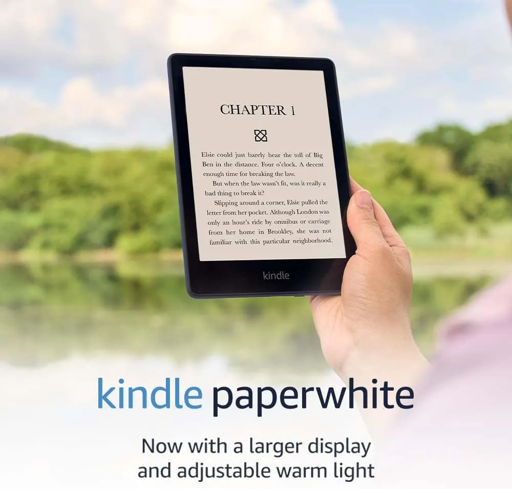 Kindle Paperwhite (16 GB) – Now with a 6.8" display and adjustable warm light – Denim