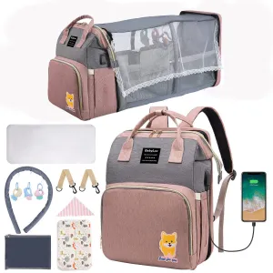 Multifunctional Diaper Bag Backpack