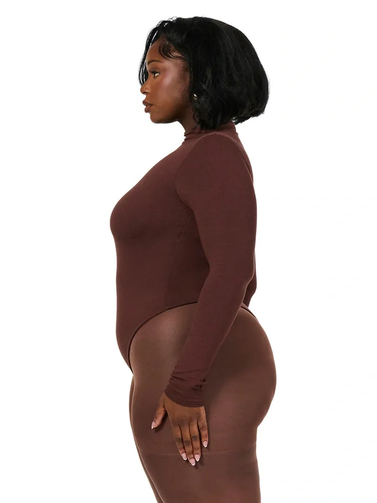 NW Sculpt Mock Neck Bodysuit Curve