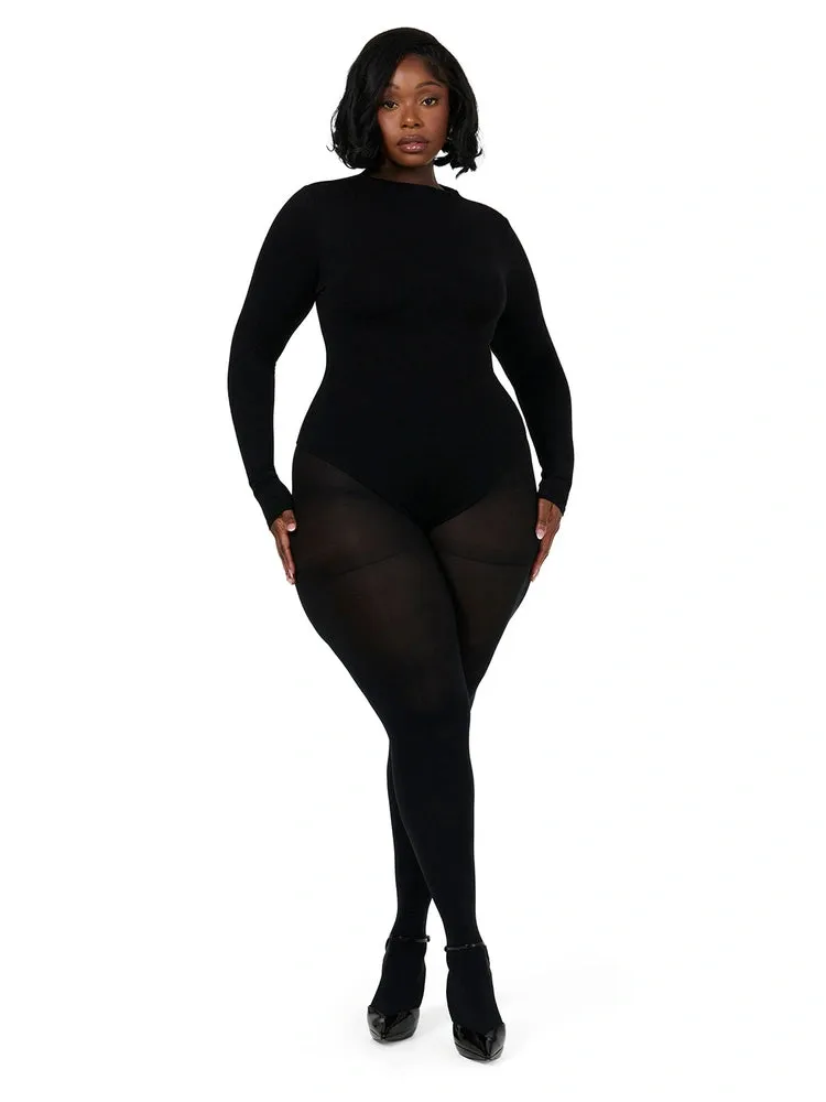 NW Sculpt Mock Neck Bodysuit Curve