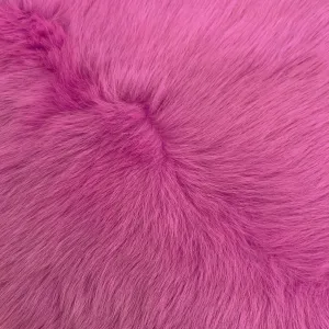 Pink Toscana Shearling with Neon Backing