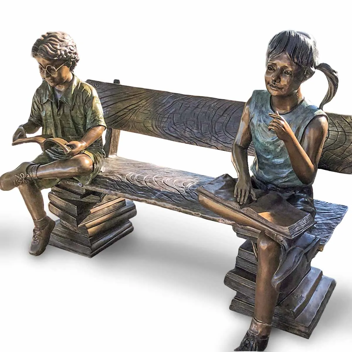 Reading Buddies Statue