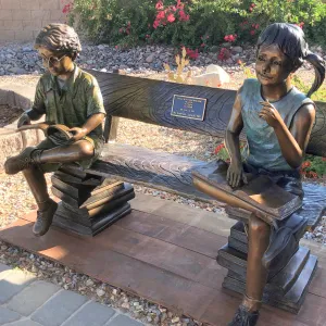 Reading Buddies Statue