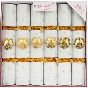 Robin Reed "Gold Jewelled Angel" Christmas Crackers