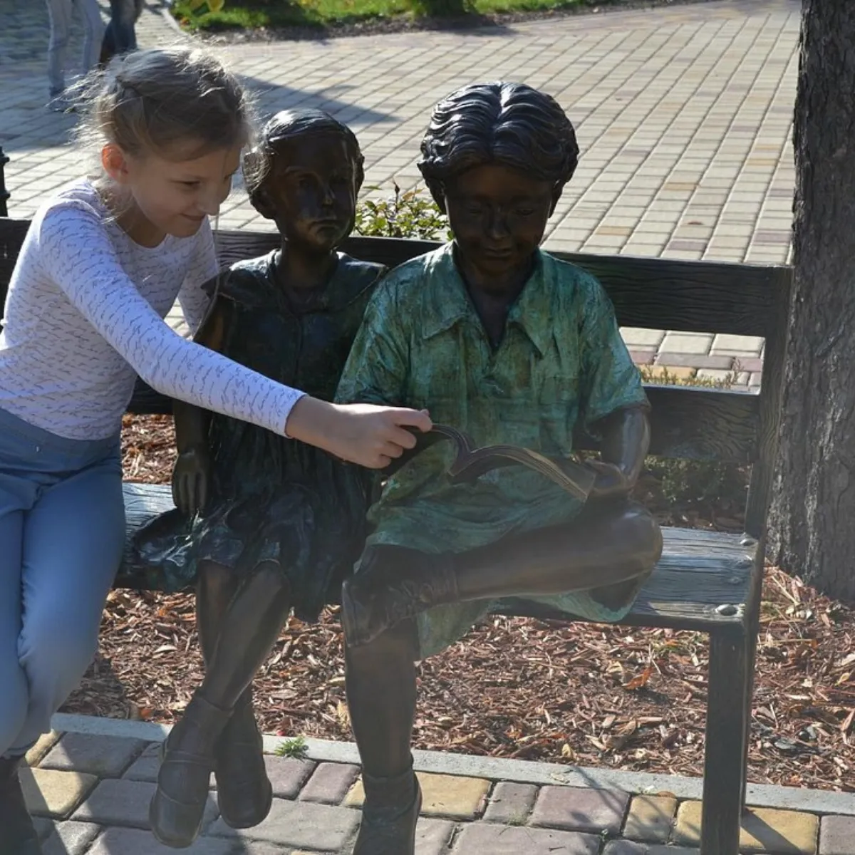 Study Time Boy Statue