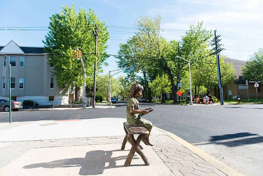 Study Time Girl Statue