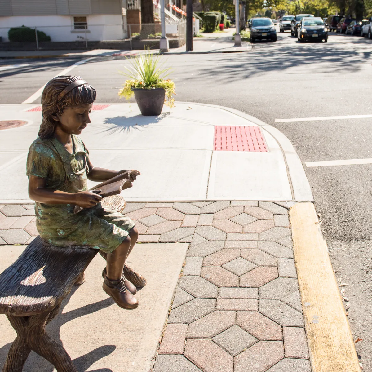 Study Time Girl Statue