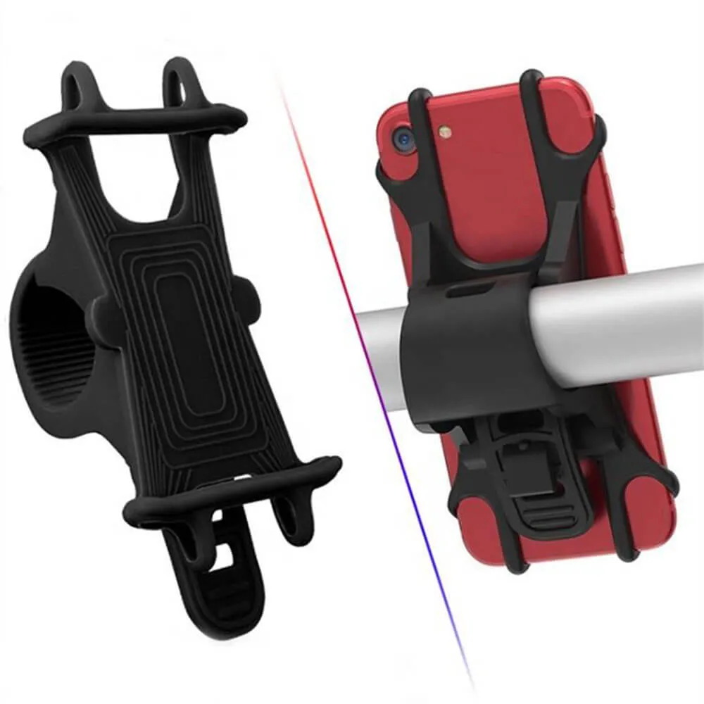 Universal Anti Shake Silicone Bicycle Phone Holder Handlebar Cell Holder Mount