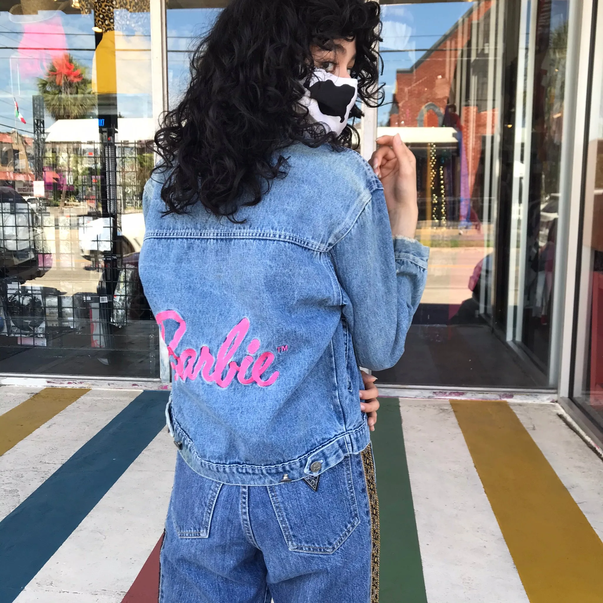 Vintage 80s 90s | Barbie Denim Jean Jacket