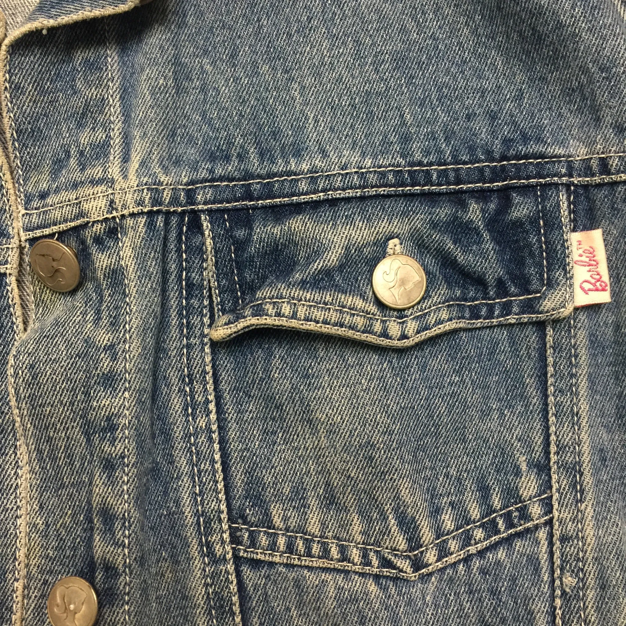 Vintage 80s 90s | Barbie Denim Jean Jacket