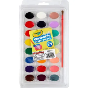 Watercolors Washable (Oval Pan 24 Colors)